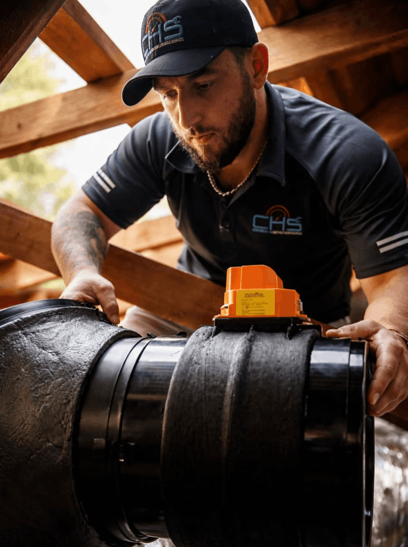 Ducted air conditioning install in the roof space of a Broken Hill home